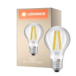 Ledvance Classic LED E27 Pære filament klar 5W 1055lm - 830 - varm hvit | erstatter 75W