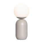 Nordlux Bordlampe Notti Metall Grå | Egnet for 1x E14