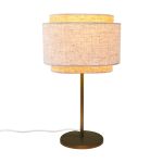 DFTP by Nordlux Takai Bordlampe Beige | Egnet for E27
