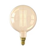 Calex XXL Mega Høye lumen Gull Globe LED E27 G125 Filament 10.5W 1100lm- 821 Ekstra Varm Hvit | Dimbar