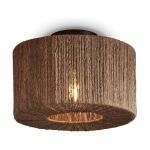 Good&Mojo Taklampe Iguazu Jute Brun | Egnet for 1x E27 