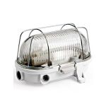 Interlight Bulkhead Bulley Hvit Bakelite max. 25W | 170x125mm - IP54 - Egnet for 1x E27