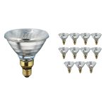 Fordelspakning 12x Philips PAR38 IR 100W E27 230V klar