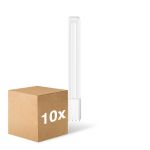 Fordelspakning 10x Ledvance Dulux-L LED 12W - 840 Kald Hvit | 4-Stift - Erstatter 24W