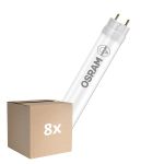Fordelspakning 8x Osram LED Lysrør T8 (EM/Mains) Standard Output 5.4W 585lm - 830 Varm Hvit | 44cm - Erstatter 15W