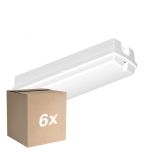 Fordelspakning 6x Ledvance LED Vegg - Taklampe Compact Rektangulær Hvit 8W 840lm - 830-840 CCT | IP65