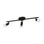 Eglo Taklampe Buzz-LED Stål Svart 3x2.8W 3x250lm - 830 Varm Hvit | IP20 - Inkl. 3x GU10