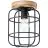 Brilliant Gwen Taklampe Metall Tre Svart | 200mm - Egnet for 1x E27
