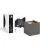 D'Lite Veggbelysning Nova Svart Up & Down 4.9W 480lm - 830 Varm Hvit | IP54 - Justerbar strålevinkel