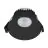 Nordlux Downlight Albric Aluminium Svart 8W 590lm 38D - 927 | 90mm - IP44 - Beste Fargegjengivelse - Dimbar