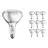 Fordelspakning 10x Philips R125 IR 375W E27 230-250V