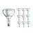 Fordelspakning 10x Philips BR125 IR 250W E27 230-250V klar