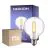 Fordelspakning 15x Noxion Lucent LED E27 Globe Filament Klar 7W 806lm - 827 Varm Hvit | Erstatter 60W