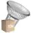 Fordelspakning 10x Ledvance LED Spot GU10 PAR16 8W 750lm 36D - 840 Kald Hvit | Erstatter 100W