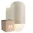 Fordelspakning 6x Nordlux Heka Veggbelysning Aluminium Sanded |IP54 - Egnet for E27