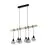 Eglo Pendel Lampe Townshend 5 Stål Tre Svart | IP20 - Egnet for 6x E27 