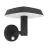 Eglo Veggbelysning Dreoli Solar Svart 8W 970lm - 830 Varm Hvit | IP65 - Bevegelsessensor