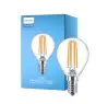 Philips Corepro LED Lustre E14 Ball filament klar 6.5W 806lm - 827 ekstra varm hvit | erstatter 60W