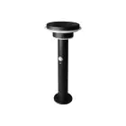 Ledvance LED Sokkelampe Endura Stil Dobbelt Circle Svart 6W 400lm - 830 Varm Hvit | Solar - Bevegelses- og Lyssensor 
