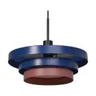 Ledvance LED Pendel Lampe Decor Layers Pendel Lampe Stål Blå | Egnet for 1x E27