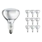 Fordelspakning 10x Philips R125 IR 375W E27 230-250V