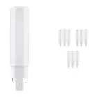 Fordelspakning 10x Ledvance Dulux-D LED 6W - 830 Varm Hvit | 2-Stift - Erstatter 13W