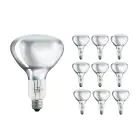 Fordelspakning 10x Philips BR125 IR 250W E27 230-250V klar
