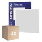 Fordelspakning 4x Noxion LED Panel Ecowhite V4.0 28W 3400lm - 840 Kald Hvit | 60x60cm - Philips driver