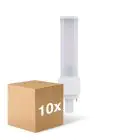 Fordelspakning 10x Ledvance Dulux-D LED 7W - 830 Varm Hvit | 2-Stift - Erstatter 18W