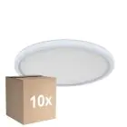Fordelspakning 10x D'Lite Taklampe Luma Hvit 18W 1700lm - 827 Ekstra Varm Hvit | IP44 - 29cm