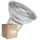 Fordelspakning 10x Ledvance LED Spot GU10 PAR16 3.7W 350lm 36D - 927 Ekstra Varm Hvit | Beste Fargegjengivelse - Dimbar - Erstatter 35W