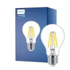 Philips MASTER Value LED Pære E27 Pære klar 3.4W 470lm - 927 ekstra varm hvit | beste fargegjengivelse - dimbar - erstatter 40W